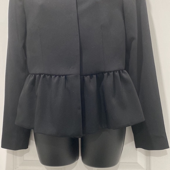 Mango Peplum Ruffle Bottom Jacket - Picture 3 of 9